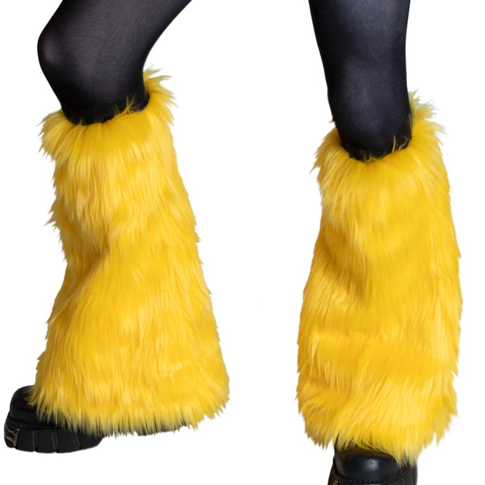 Yellow Leg Warmers